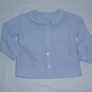 Edgehill Collection Striped Long Sleeve Button Shirt Boys 12m